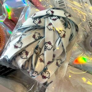 Hello kitty shoe laces